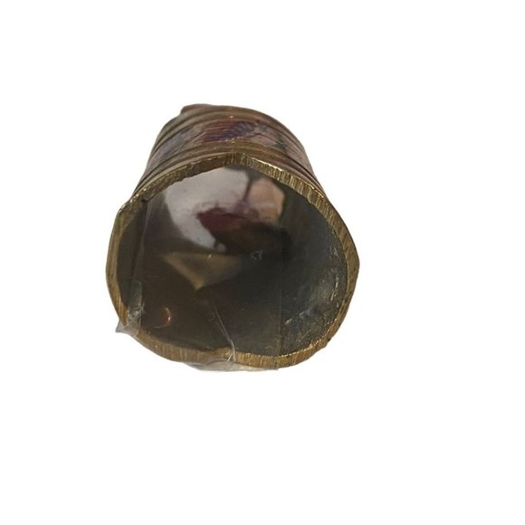 Small Engraved Brass Etched Bell 2" tall 15/16" diameter - Picture 8 of 8